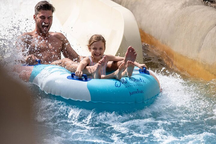 Experience family fun at Wild Wadi Water Park where laughter and splashes combine on exciting rides like Jumeirah Sceirah. Create unforgettable memories with every thrilling twist and turn.